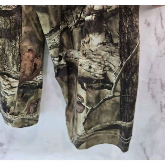 Mossy Oak Shirt Mens Large Camo Break Up Infinity Long Active Wicking Quick Dry - Picture 4 of 10